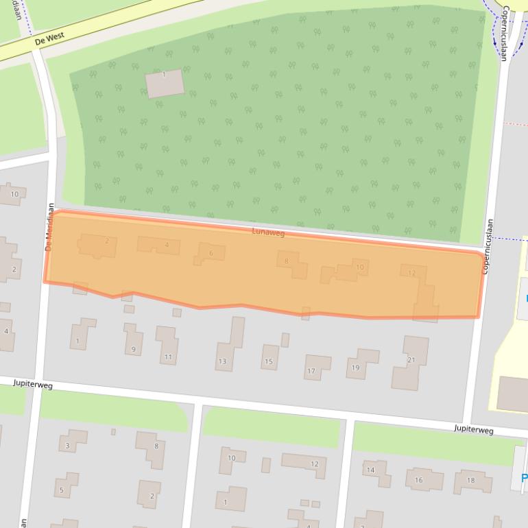 Kaart van postcodegebied 8251AE.