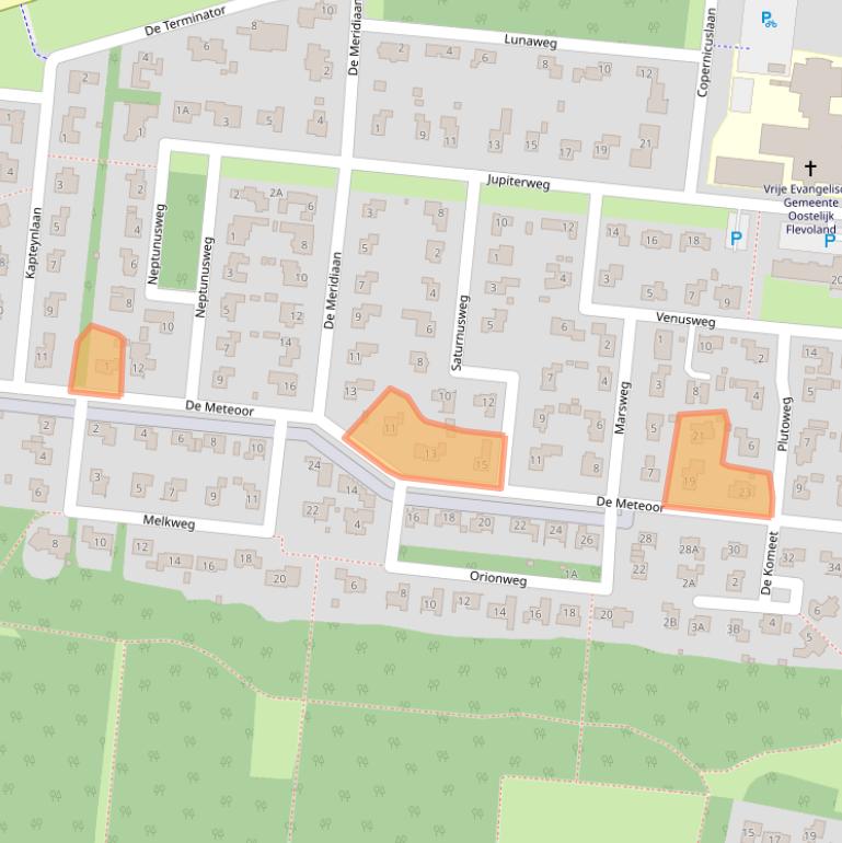 Kaart van postcodegebied 8251AK.