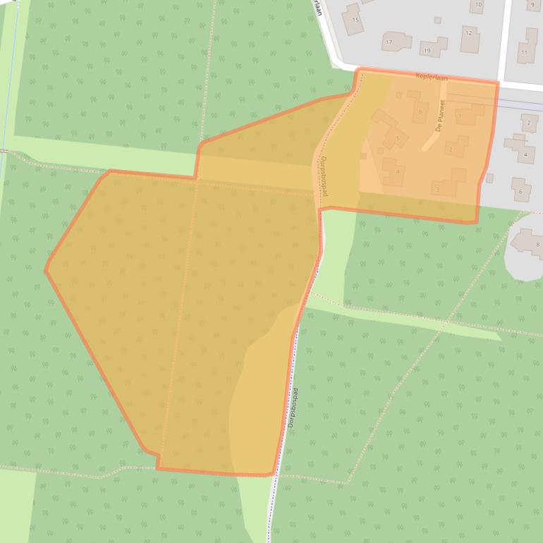 Kaart van postcodegebied 8251AN.
