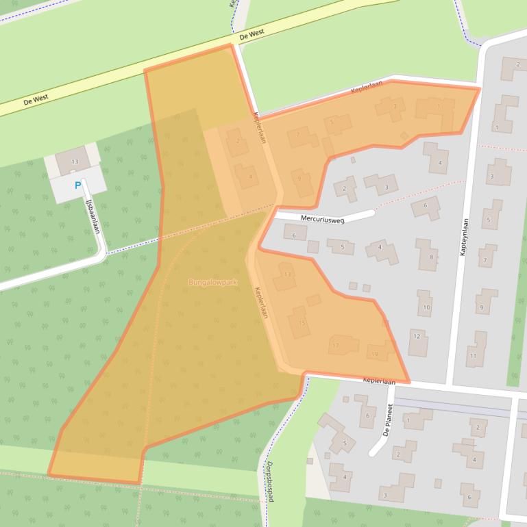 Kaart van postcodegebied 8251AP.