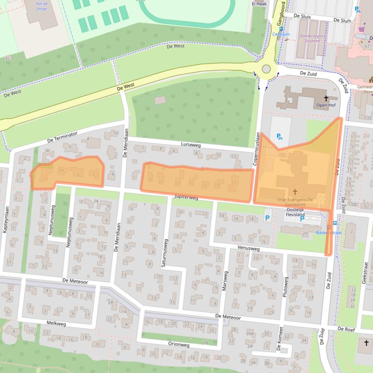 Kaart van postcodegebied 8251AW.