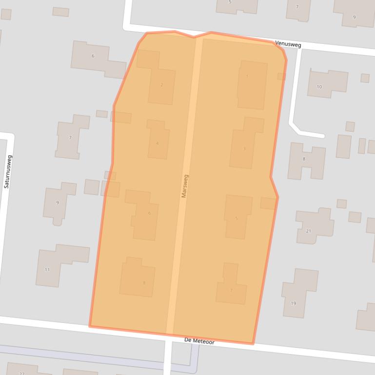 Kaart van postcodegebied 8251BD.