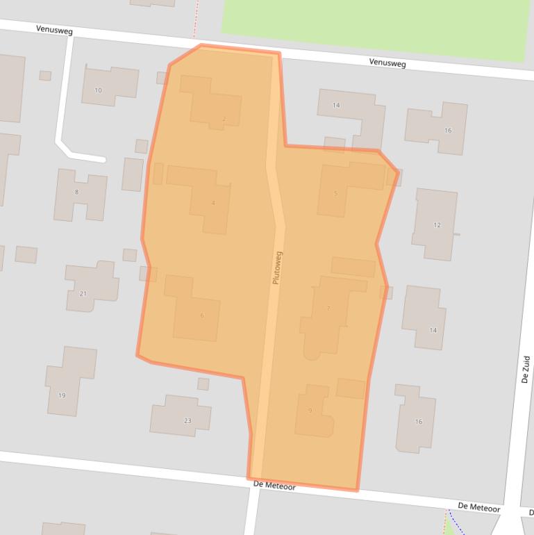 Kaart van postcodegebied 8251BE.