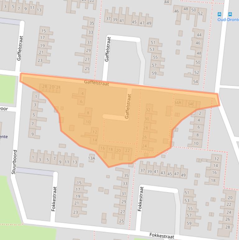 Kaart van postcodegebied 8251BS.