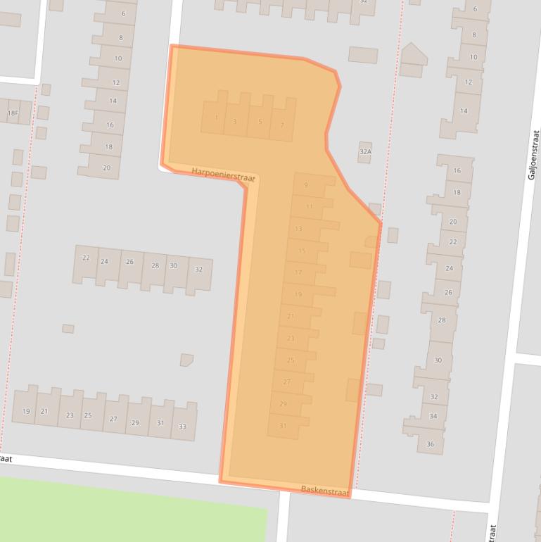 Kaart van postcodegebied 8251CM.