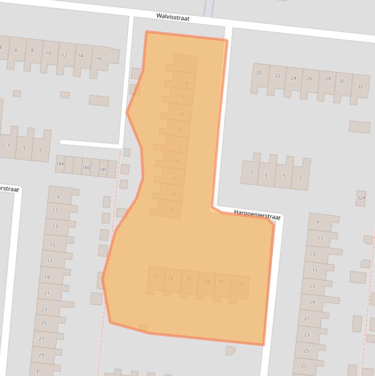 Kaart van postcodegebied 8251CN.