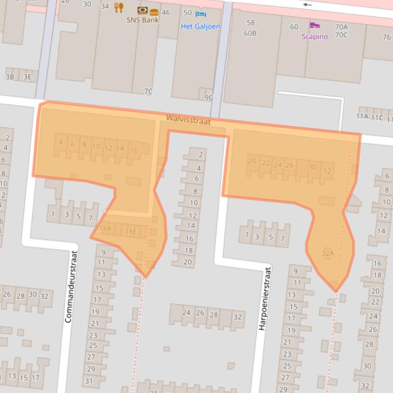 Kaart van postcodegebied 8251CR.