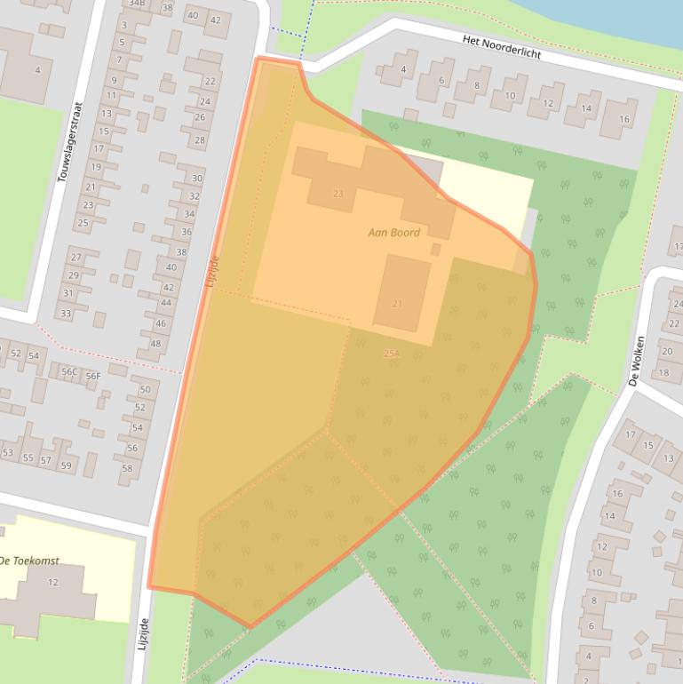 Kaart van postcodegebied 8251CW.