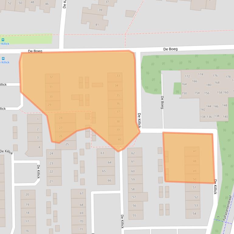 Kaart van postcodegebied 8251DB.