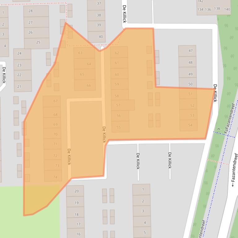 Kaart van postcodegebied 8251DC.