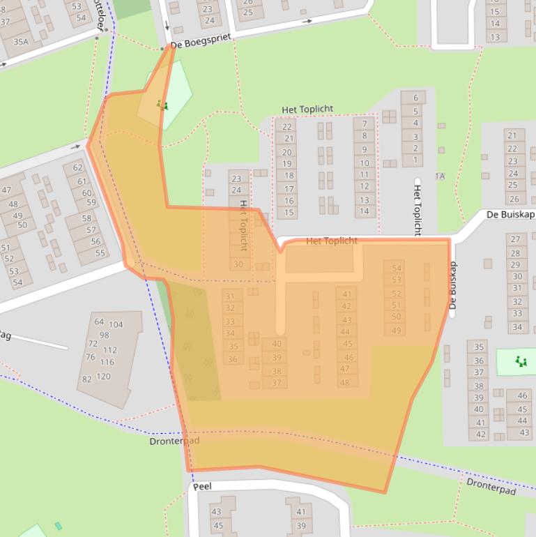Kaart van postcodegebied 8251DK.