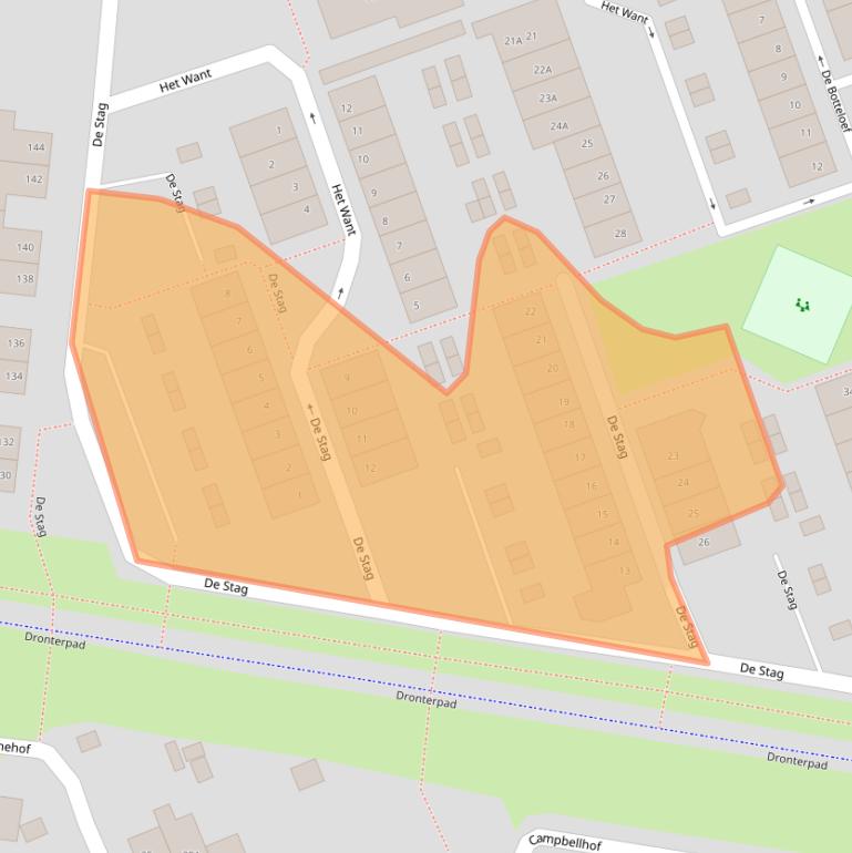 Kaart van postcodegebied 8251DV.