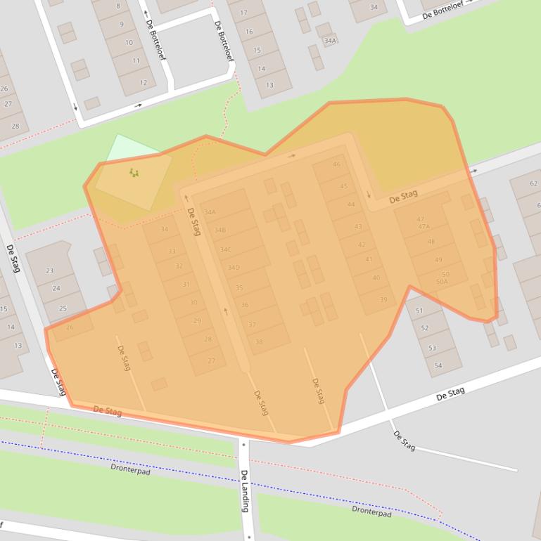 Kaart van postcodegebied 8251DW.