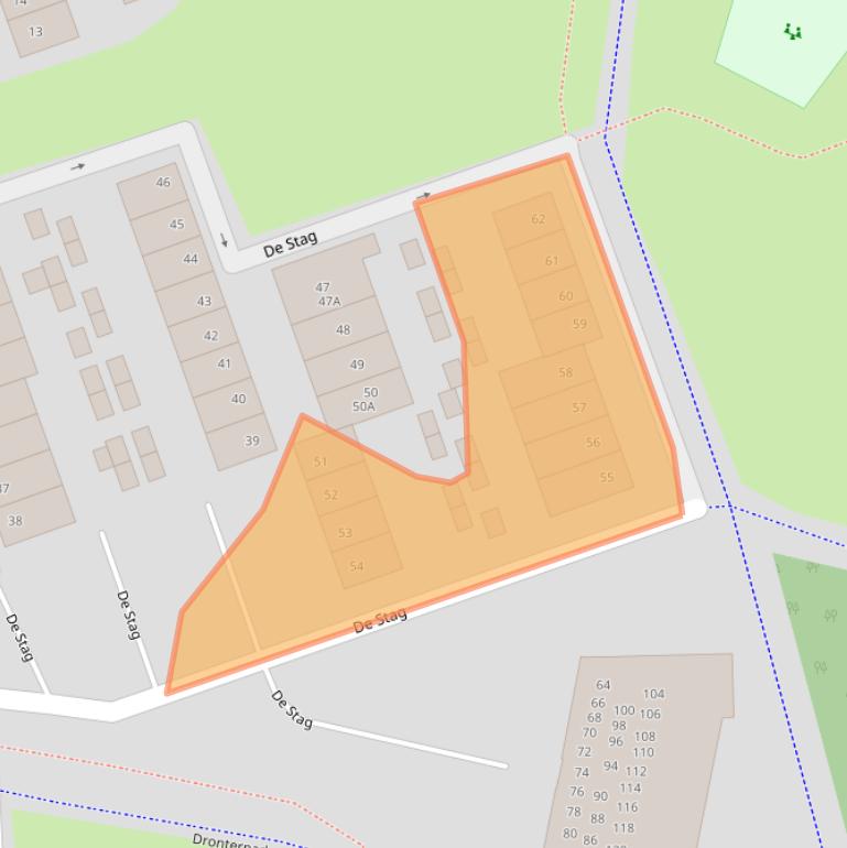 Kaart van postcodegebied 8251DX.