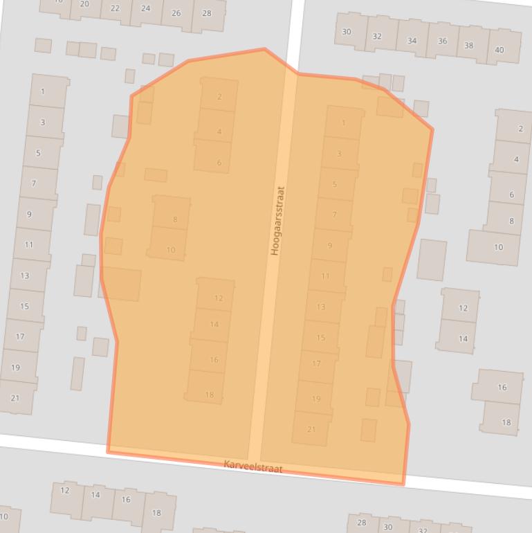 Kaart van postcodegebied 8251ED.