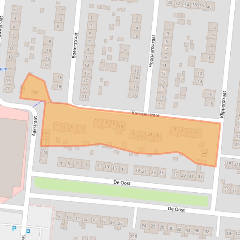Kaart van postcodegebied 8251EG.
