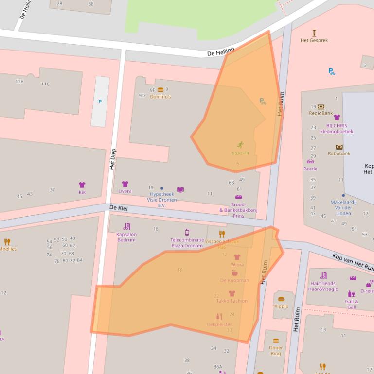 Kaart van postcodegebied 8251EM.