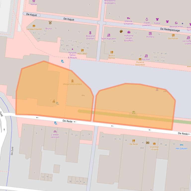 Kaart van postcodegebied 8251ER.