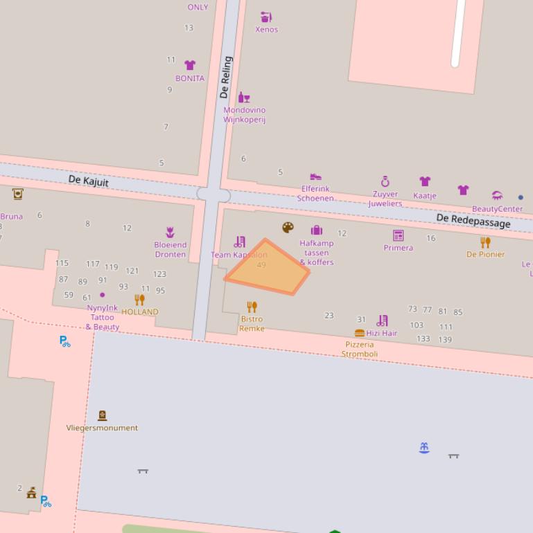 Kaart van postcodegebied 8251ES.