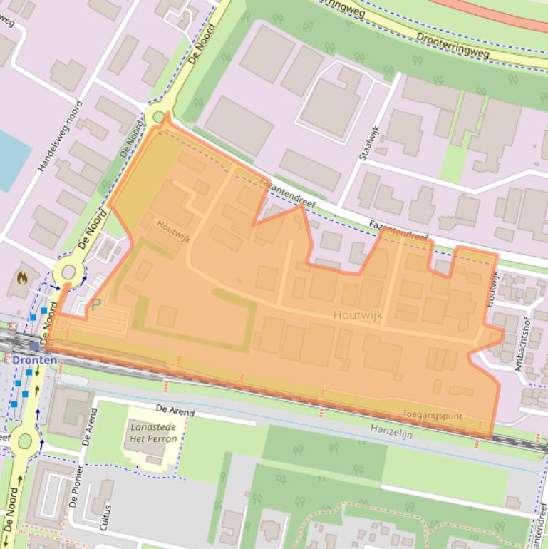 Kaart van postcodegebied 8251GD.