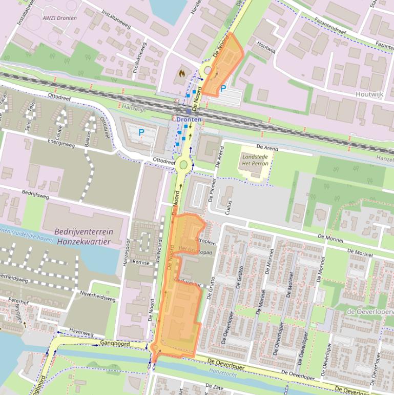 Kaart van postcodegebied 8251GL.