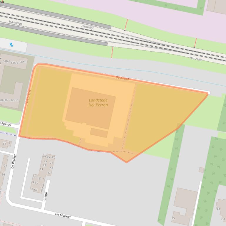 Kaart van postcodegebied 8251GR.