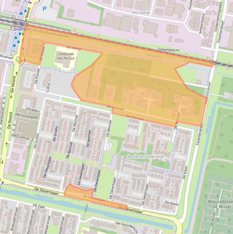 Kaart van postcodegebied 8251HT.