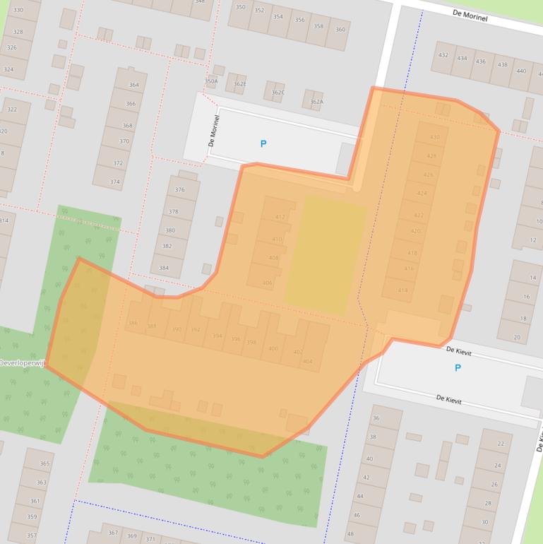 Kaart van postcodegebied 8251JJ.