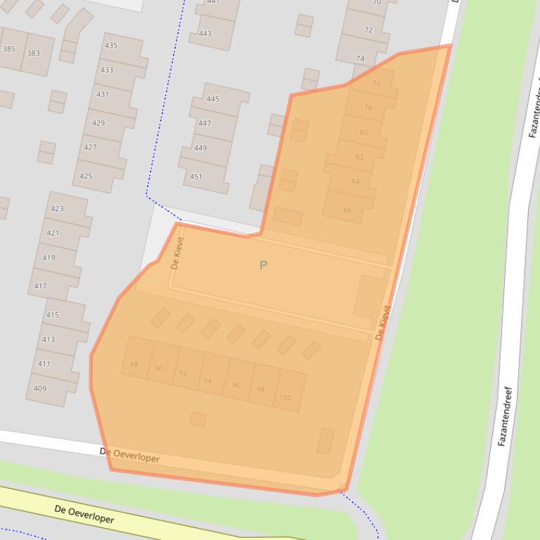 Kaart van postcodegebied 8251JN.