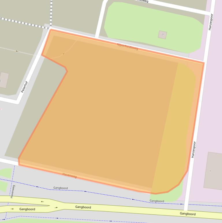 Kaart van postcodegebied 8251KB.