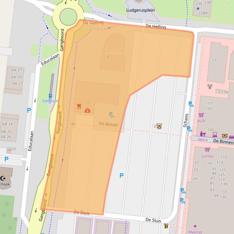 Kaart van postcodegebied 8251KC.