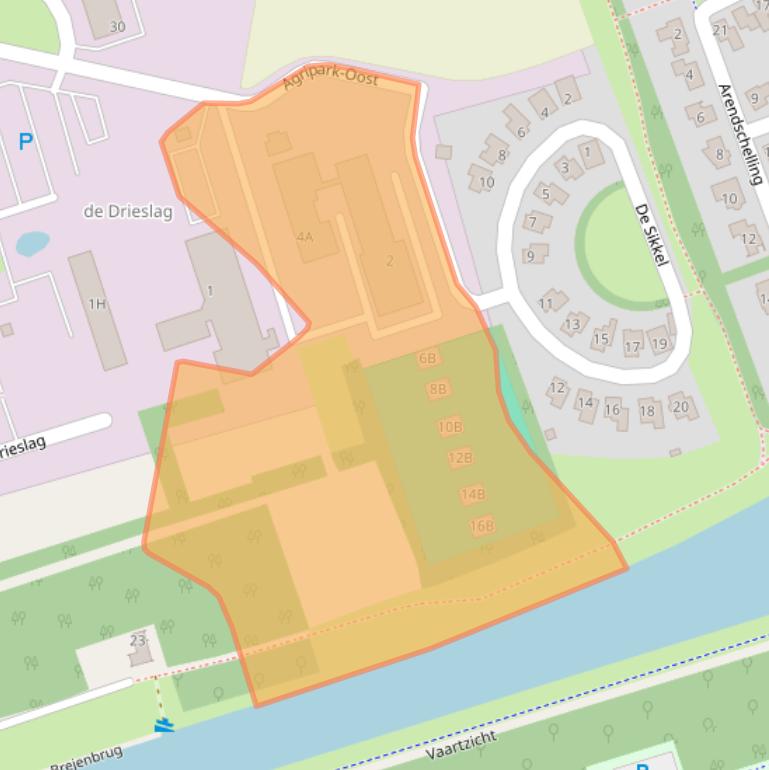 Kaart van postcodegebied 8251KH.