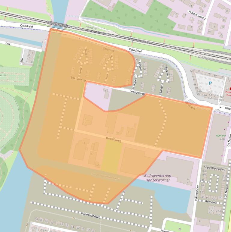 Kaart van postcodegebied 8251KK.