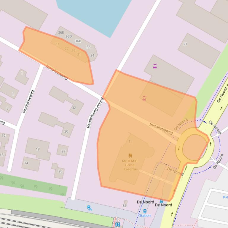 Kaart van postcodegebied 8251KP.