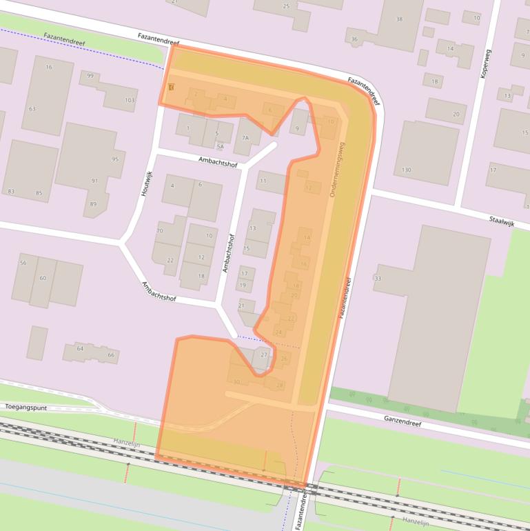 Kaart van postcodegebied 8251KW.