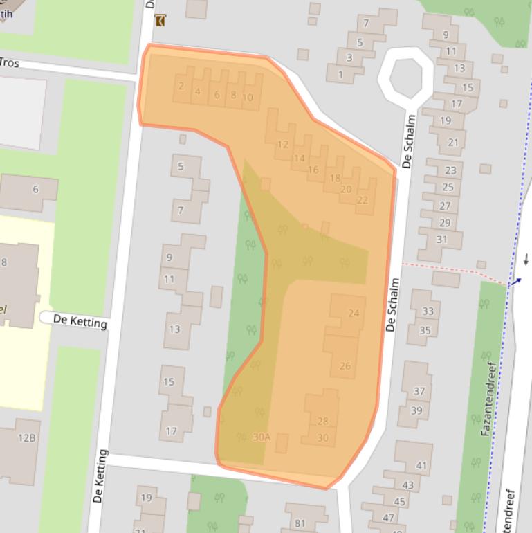 Kaart van postcodegebied 8251LA.