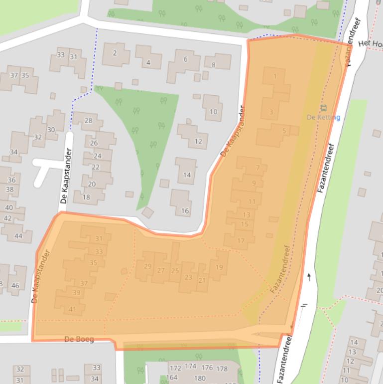 Kaart van postcodegebied 8251LK.
