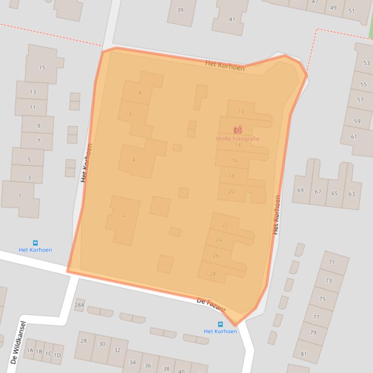 Kaart van postcodegebied 8251MD.