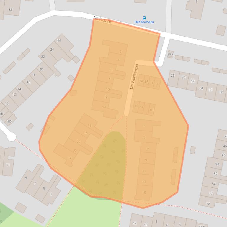Kaart van postcodegebied 8251ME.