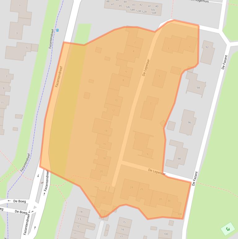 Kaart van postcodegebied 8251MT.
