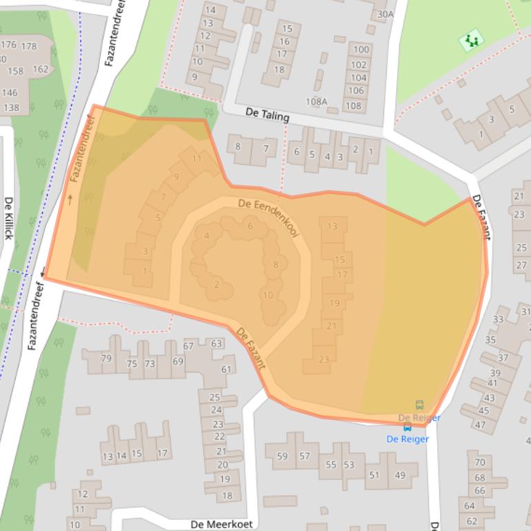 Kaart van postcodegebied 8251NA.
