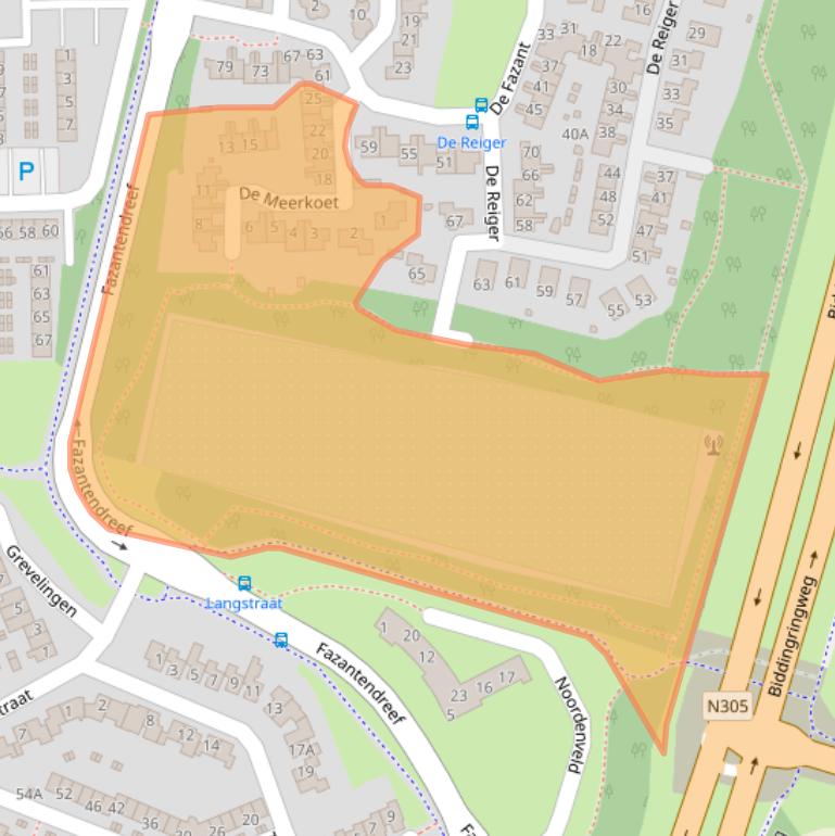 Kaart van postcodegebied 8251NB.