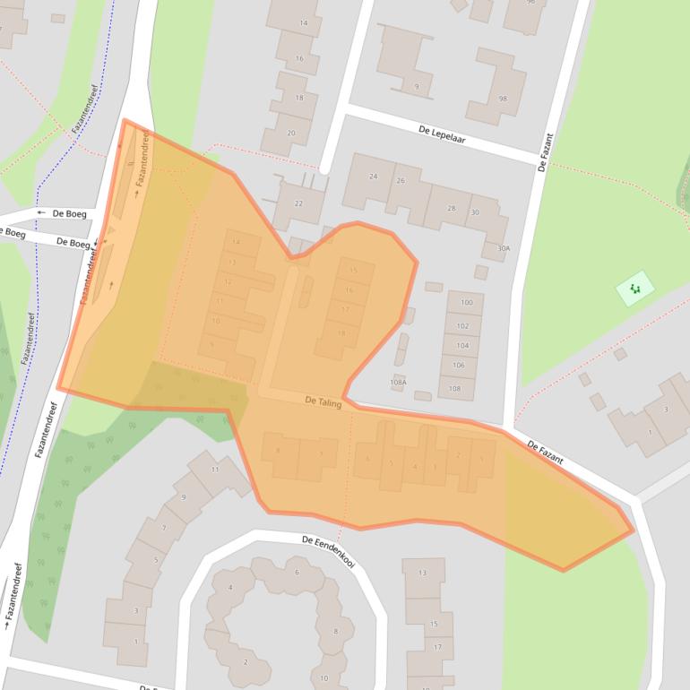Kaart van postcodegebied 8251ND.