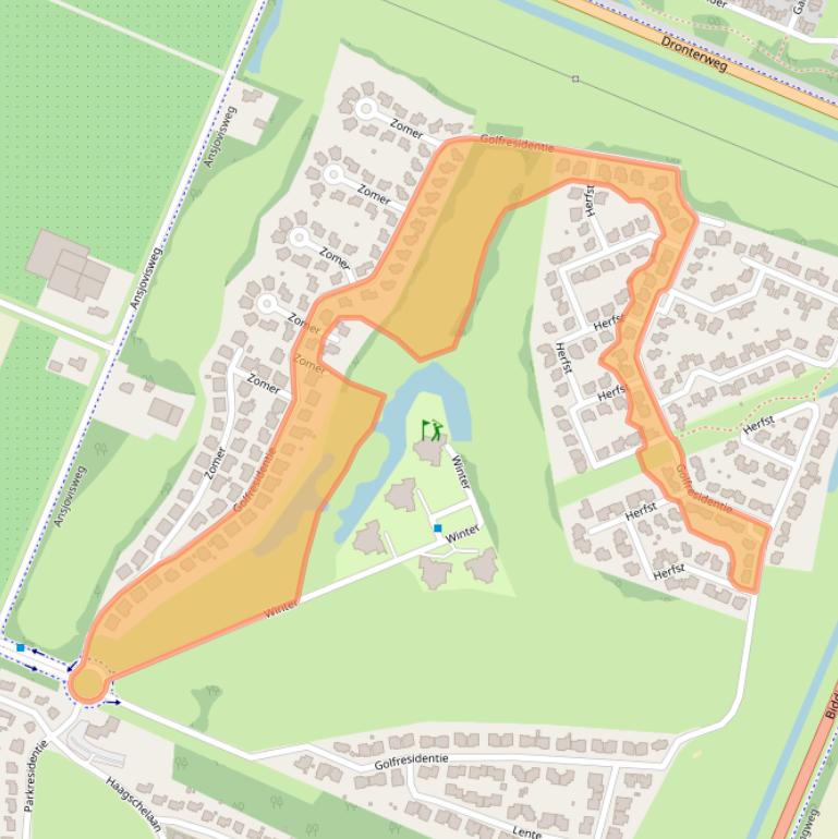 Kaart van postcodegebied 8251NL.