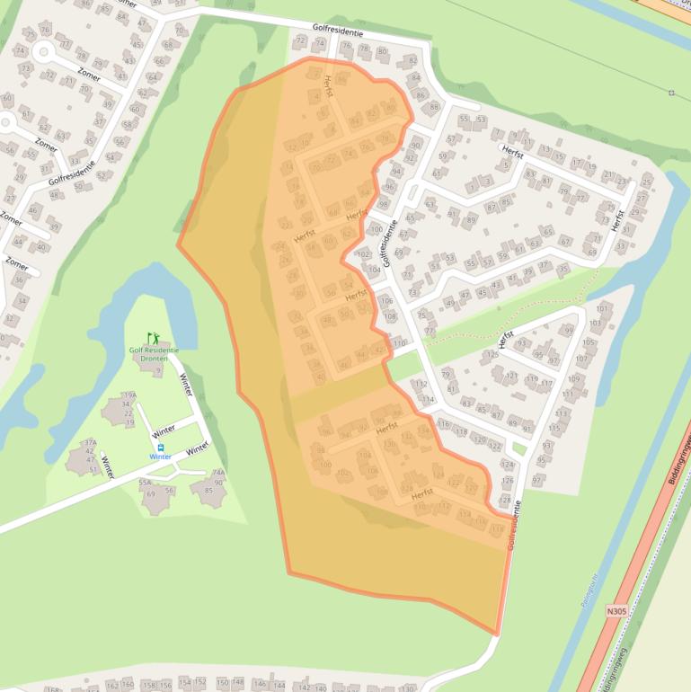 Kaart van postcodegebied 8251NP.