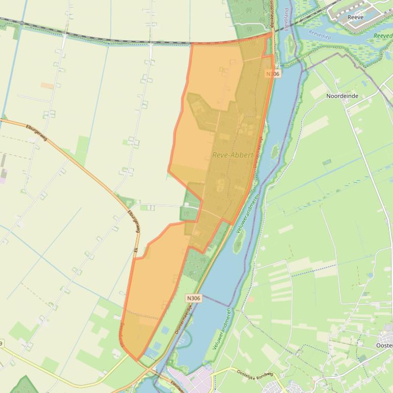 Kaart van postcodegebied 8251PX.