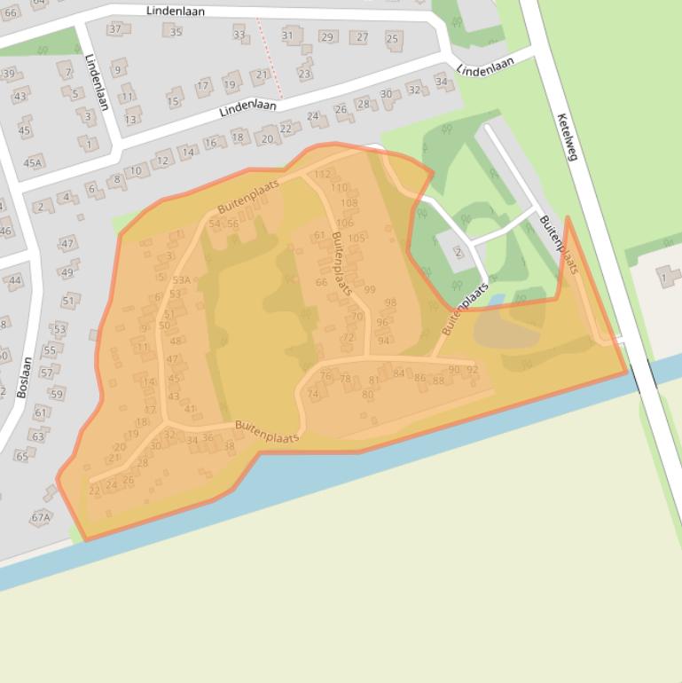 Kaart van postcodegebied 8251PZ.