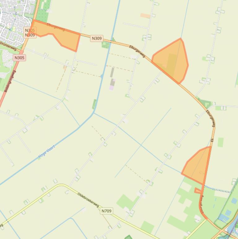 Kaart van postcodegebied 8251RJ.