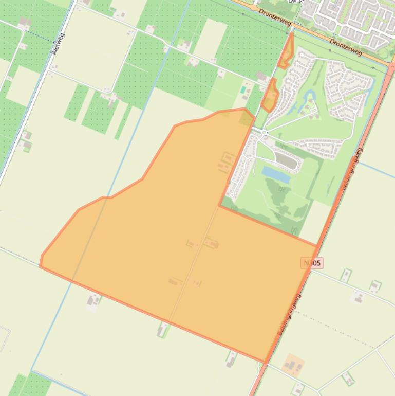 Kaart van postcodegebied 8251RW.