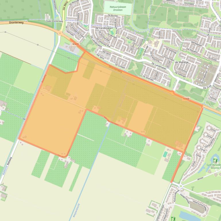 Kaart van postcodegebied 8251RX.